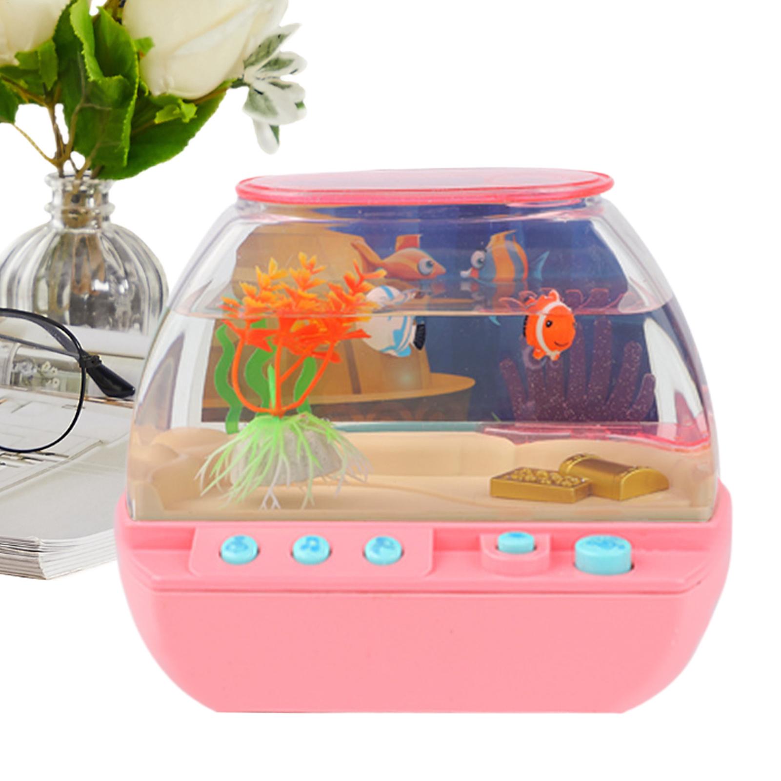 Lighting Decor Bedroom - Toy Fish Tank Home Decoration With