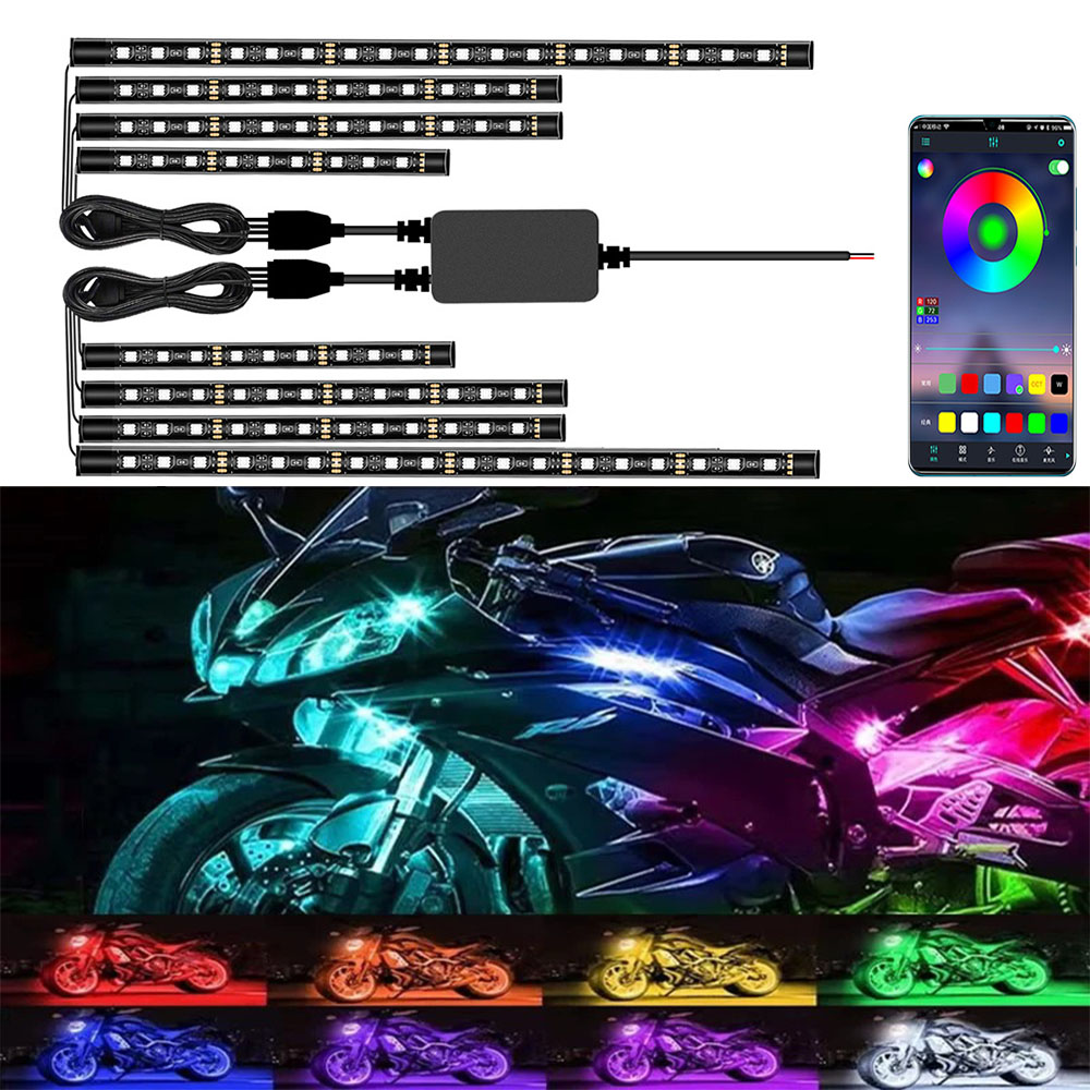 Lighting Bolt Decor - Motorcycle LED Decorative light rgb LED