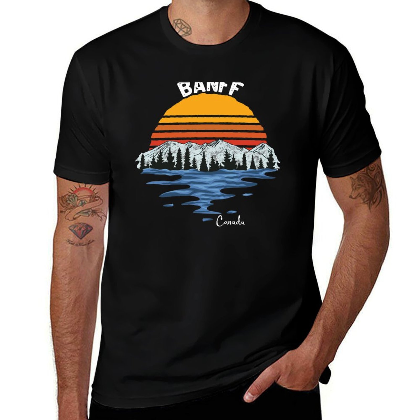 Alberta Lighting & Decor Edmonton Ab - Banff Alberta Canada National Park T-Shirt