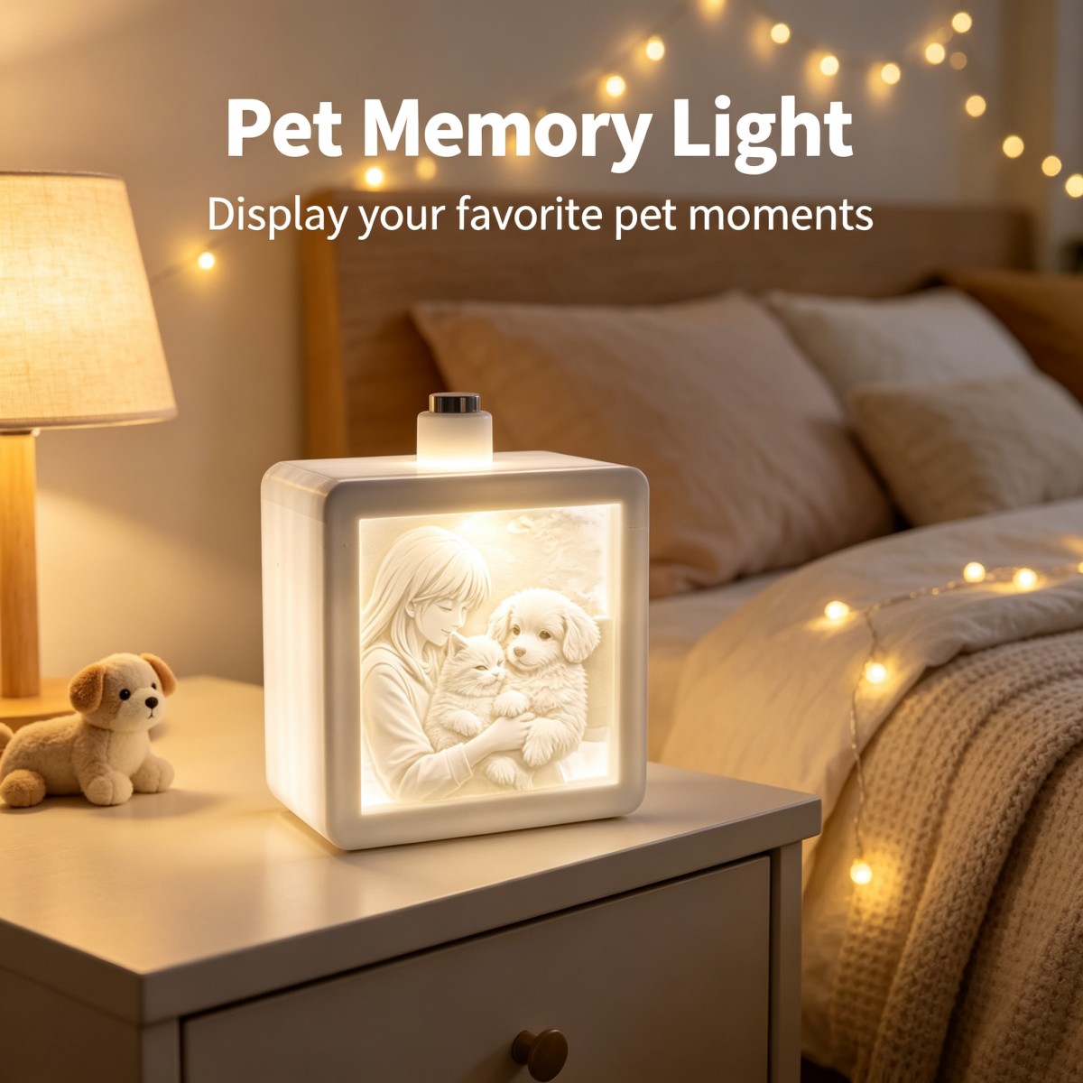 Personalized 3D Printed Custom - Lighting Decor Photos ulasan dan harga