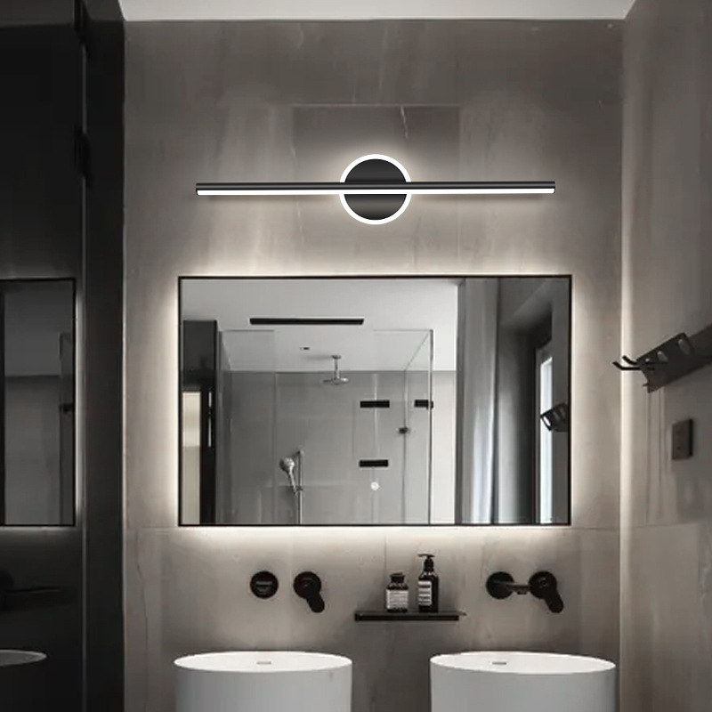 Modern LED Mirror Lamp 40/55cm - Lighting Bolt Decor ulasan dan harga