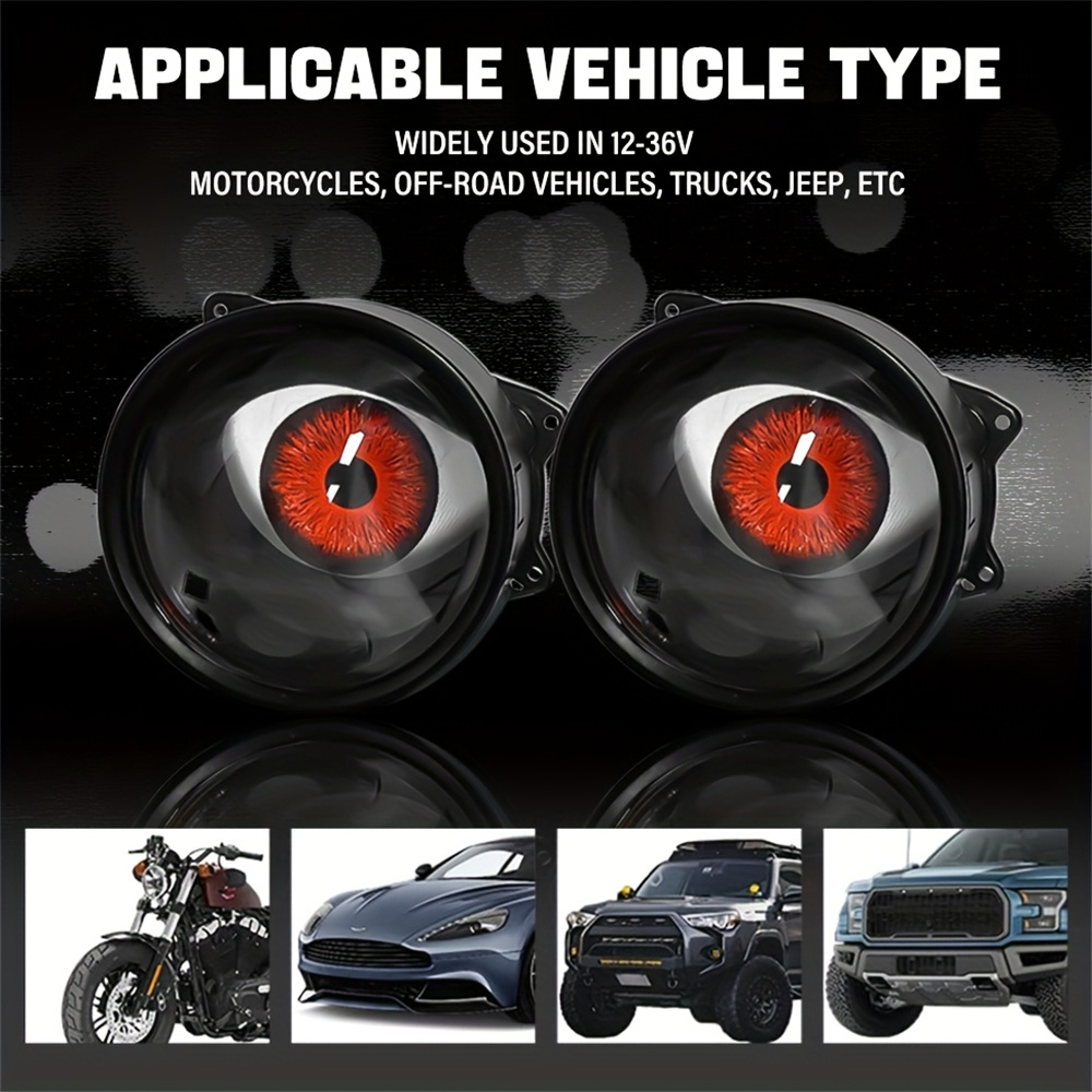  6-Mode Led Dynamic Devil Eye - Lighting Decoration ulasan dan harga