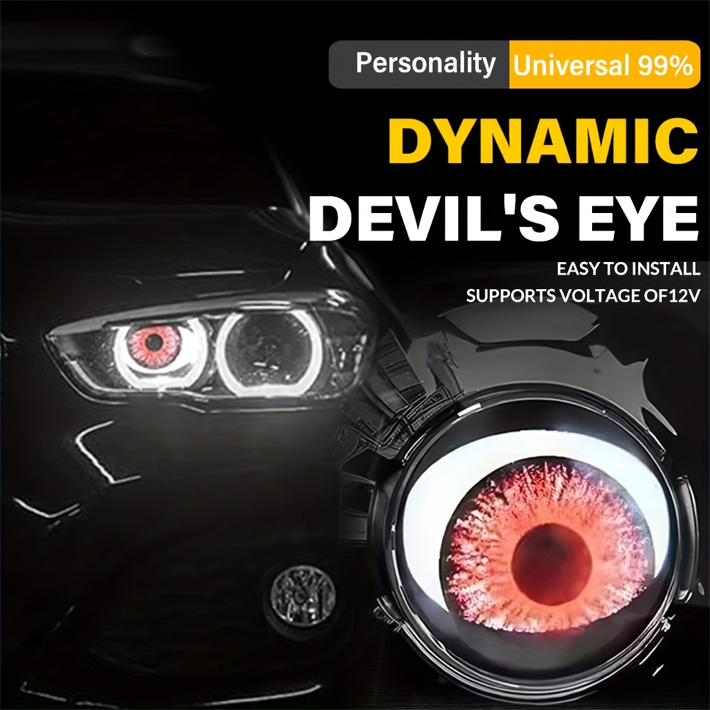  6-Mode Led Dynamic Devil Eye - Lighting Decoration ulasan dan harga