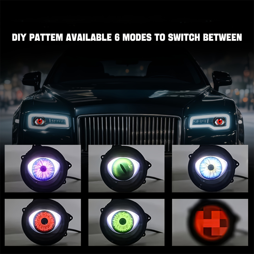  6-Mode Led Dynamic Devil Eye - Lighting Decoration ulasan dan harga