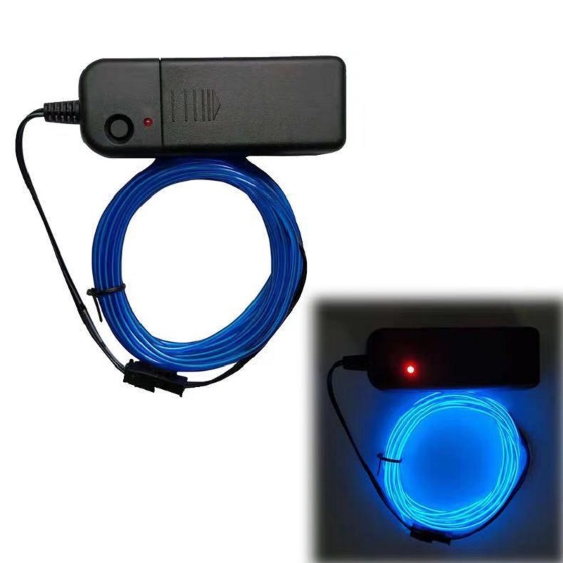DC 12V EL Line USB Cigarette L - Lighting Bolt Decor ulasan dan harga