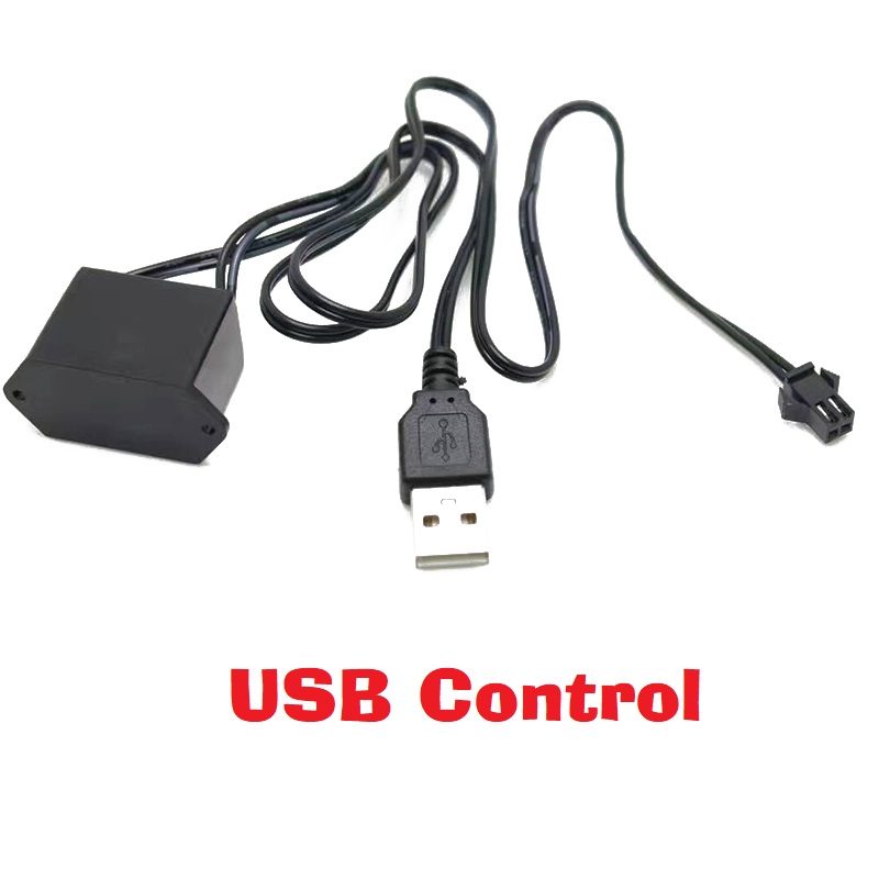 DC 12V EL Line USB Cigarette L - Lighting Bolt Decor ulasan dan harga