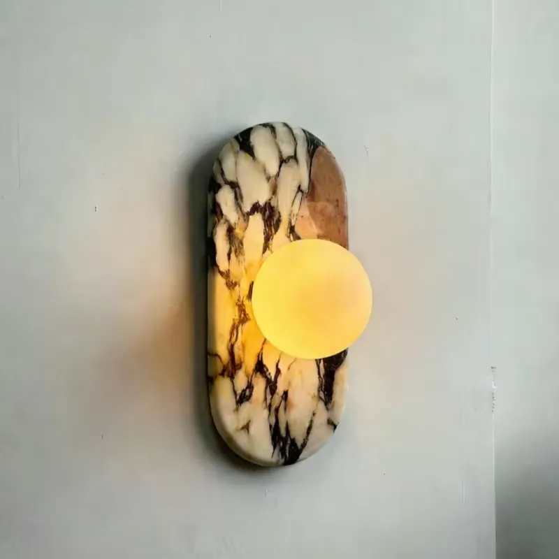 SJX Minimalist Natural Calacat - Lighting Decor Bedroom ulasan dan harga