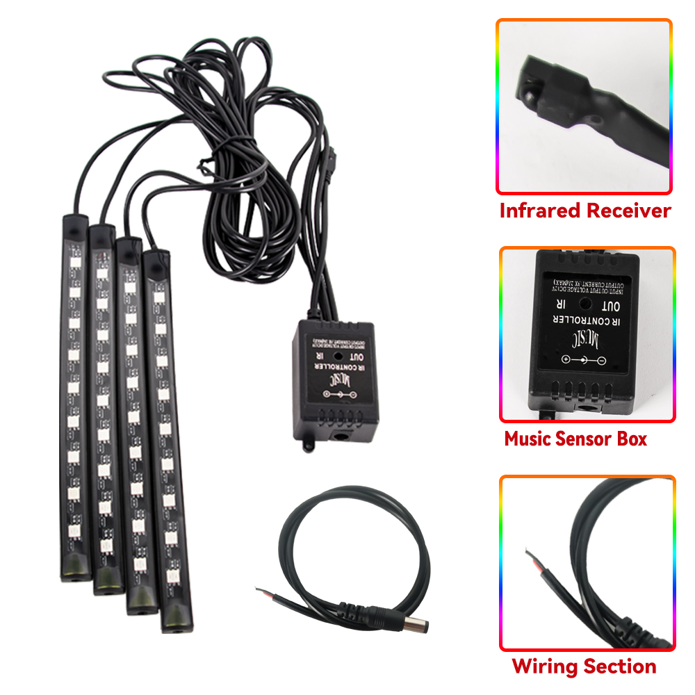 12V Car Motors Decor Lamp 4IN1 - Lighting Bolt Decor ulasan dan harga