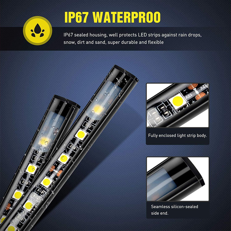 12V Waterproof LED Pickup Truc - Lighting Bolt Decor ulasan dan harga