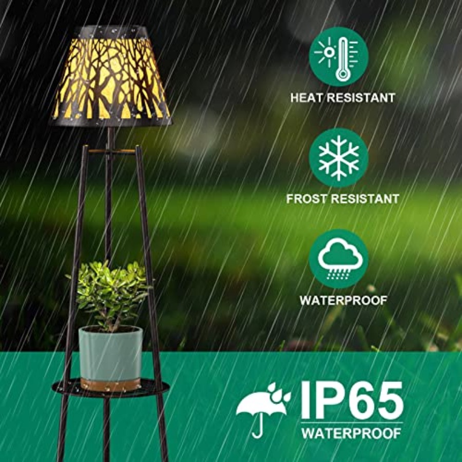 2 Pack Outdoor Solar Floor Lam - Lighting Decoration Outdoor ulasan dan harga