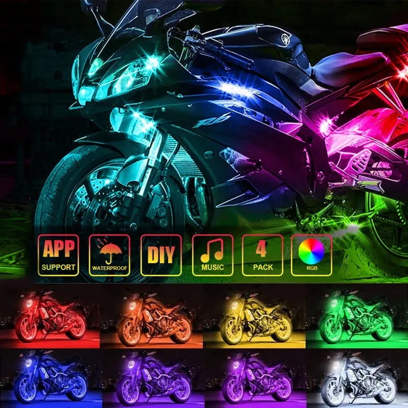 Motorcycle LED Decorative ligh - Lighting Bolt Decor ulasan dan harga