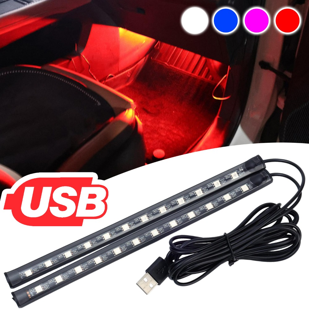 USB Car LED Strip Light Interi - Lighting Bolt Decor ulasan dan harga