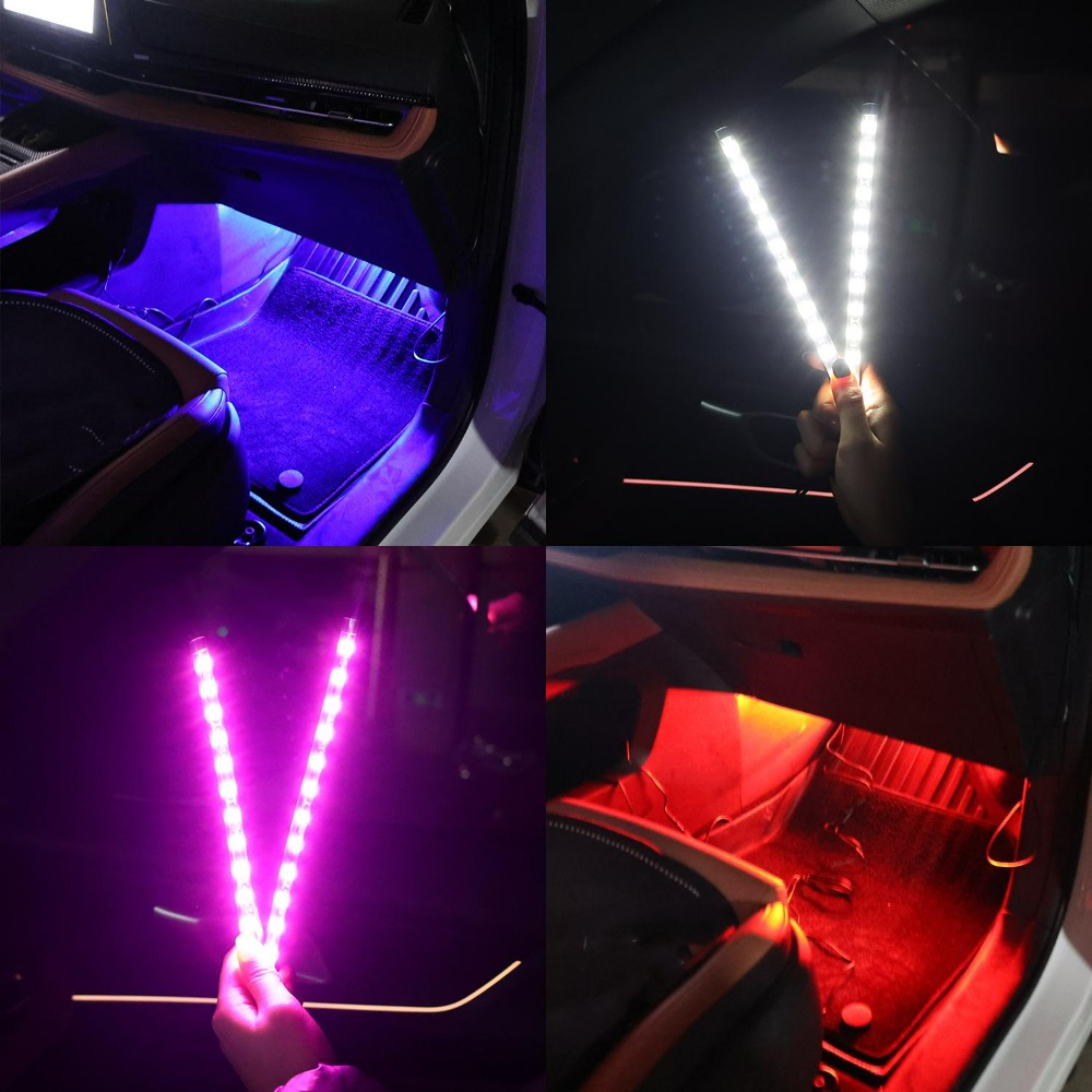 USB Car LED Strip Light Interi - Lighting Bolt Decor ulasan dan harga