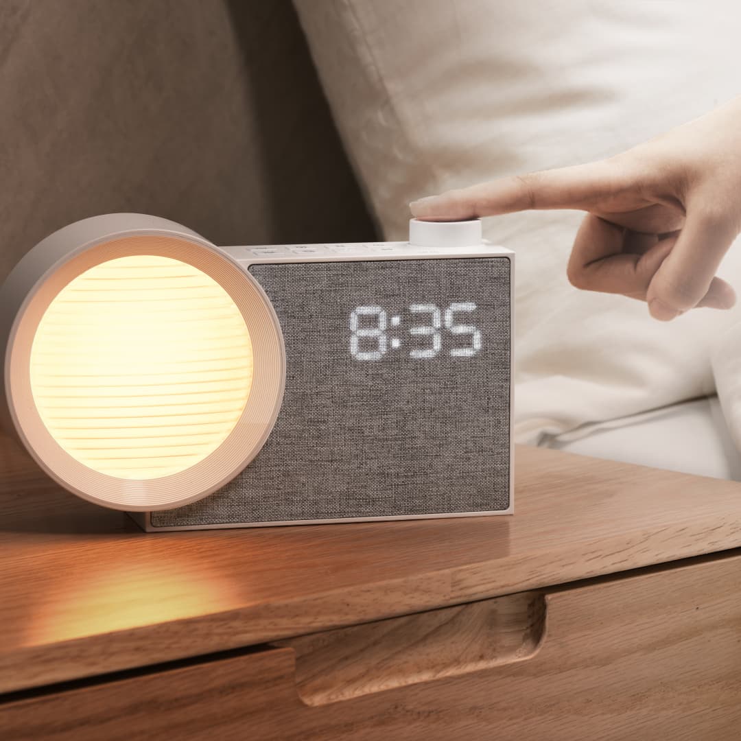 WILIT LED Night Light Alarm Cl - Lighting Decor Bedroom ulasan dan harga