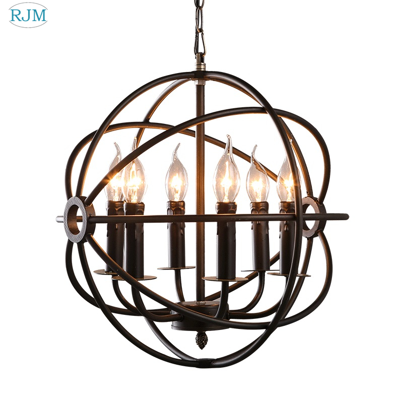 American Industrial Loft Candl - Lzpz Rui Decor Lighting Store ulasan dan harga