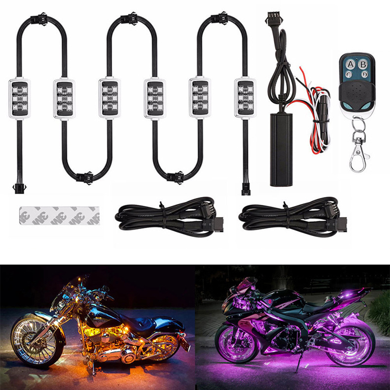Niscarda Car Motorcycle RGB LE - Lighting Bolt Decor ulasan dan harga