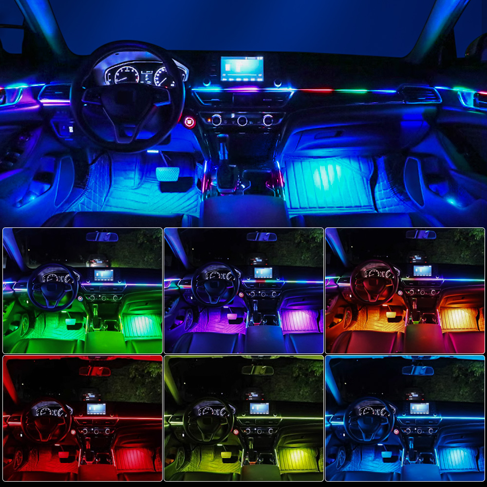 Universal Led Car Ambient Ligh - Lighting Bolt Decor ulasan dan harga